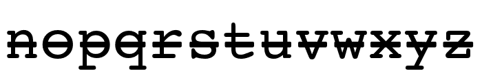 StrikeOut Font LOWERCASE