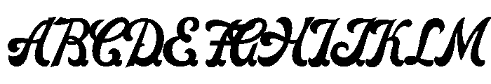 Strikers Connect PERSONAL Regular Font UPPERCASE