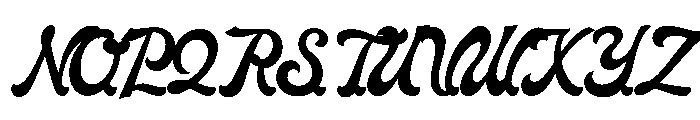 Strikers Connect PERSONAL Regular Font UPPERCASE