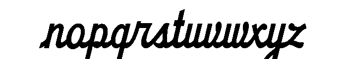 Strikers Connect PERSONAL Regular Font LOWERCASE