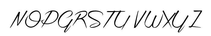 Strikeyour Path Font UPPERCASE