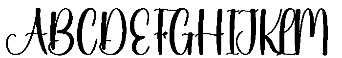 Striking Font UPPERCASE