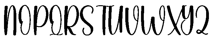 Striking Font UPPERCASE
