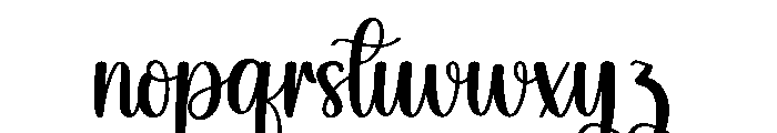 Striking Font LOWERCASE