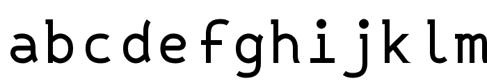 String Literal Medium Font LOWERCASE