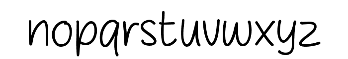 String Round Font LOWERCASE
