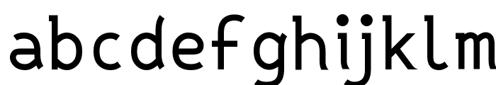 String Variable Medium Font LOWERCASE