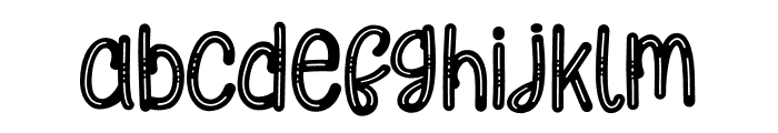Striped Cats PERSONAL Regular Font LOWERCASE