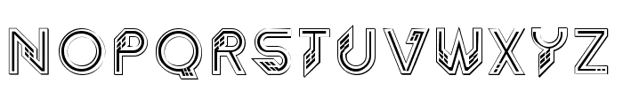 Striptease Book Regular Font UPPERCASE