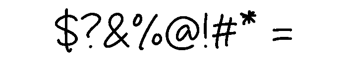 Stroke Bone Font OTHER CHARS