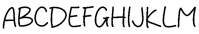 Stroke Bone Font UPPERCASE
