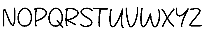 Stroke Bone Font UPPERCASE