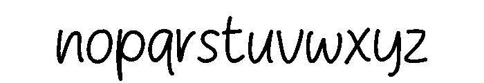 Stroke Bone Font LOWERCASE