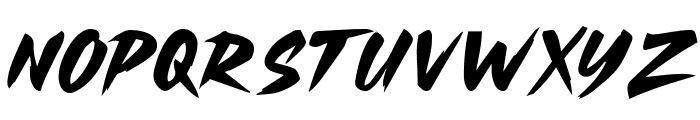 Stroke Rider Font UPPERCASE