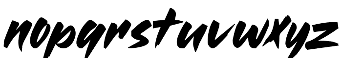 Stroke Rider Font LOWERCASE