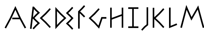 StrokeBorn-Bold Font LOWERCASE