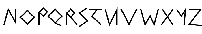 StrokeBorn-Bold Font LOWERCASE