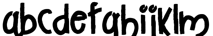 Strong Heart Font LOWERCASE
