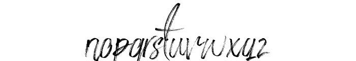 StronglovesFree Font LOWERCASE