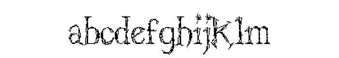 Struct-destruct Serif 3.2 Regular Font LOWERCASE