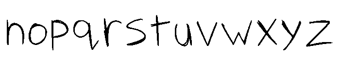 Strudel Script Regular Font LOWERCASE