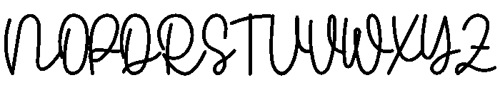 Struggle Font UPPERCASE