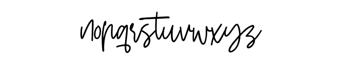 Stuborn Free Font LOWERCASE