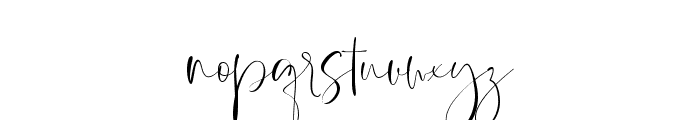 Stuck in a moment DEMO Font LOWERCASE