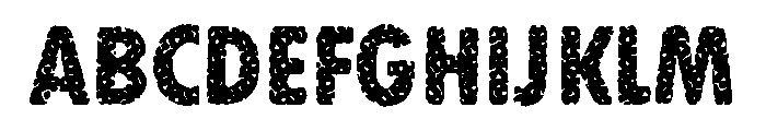 StuckBrayers Font UPPERCASE