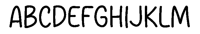 Study Case Font UPPERCASE