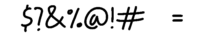Study Monday Font OTHER CHARS