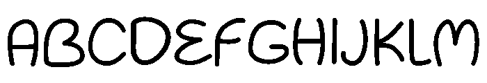 Study Monday Font UPPERCASE