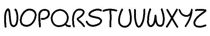 Study Monday Font UPPERCASE