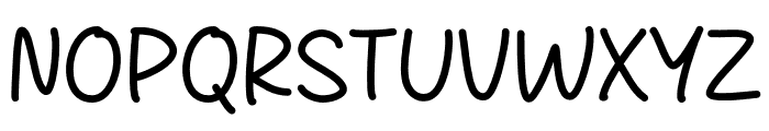 Study Night Font UPPERCASE