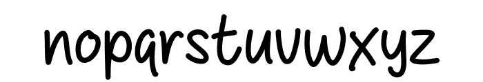Study Night Font LOWERCASE