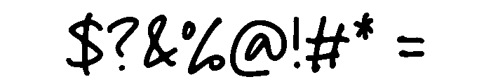 Study Person Font OTHER CHARS