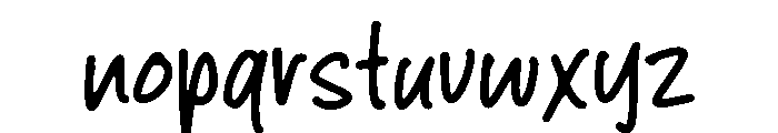 Study Person Font LOWERCASE