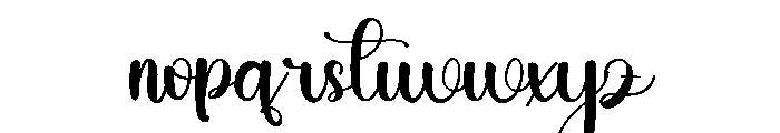 Study Font LOWERCASE