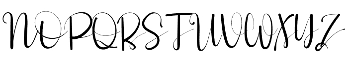 Style Signature Font UPPERCASE