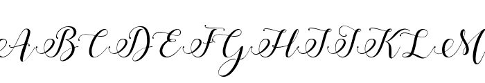 Stylish Calligraphy Demo Font UPPERCASE