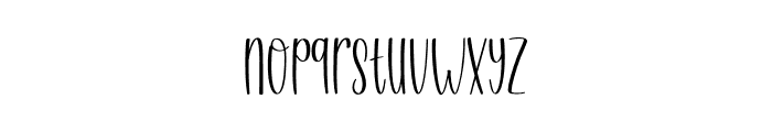 Stylish Font LOWERCASE
