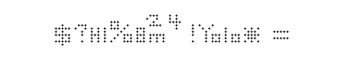 star Regular Font OTHER CHARS