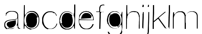 stickfig Font LOWERCASE