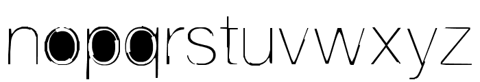 stickfig Font LOWERCASE