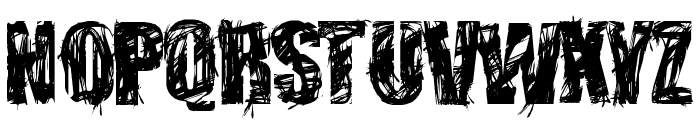 stressberat distort Font UPPERCASE