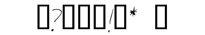[style] scripty Font OTHER CHARS