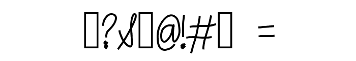 stylus Font OTHER CHARS