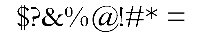 STFangsong Font OTHER CHARS
