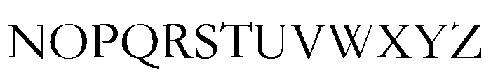 STFangsong Font UPPERCASE