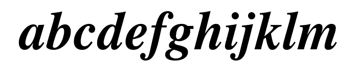 STIXGeneral-BoldItalic Font LOWERCASE